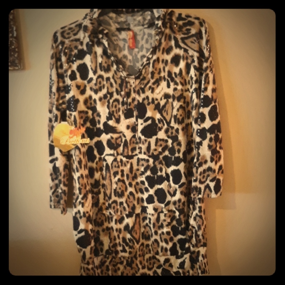 Apple Bottoms Shimmer Hoodie Dress